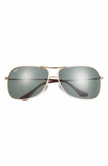 64mm Aviator Sunglasses