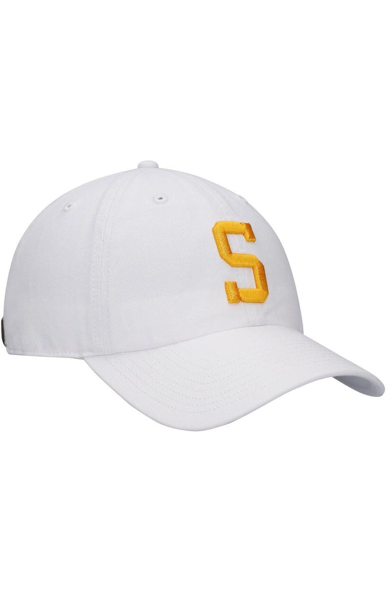 '47 Men's '47 White Pittsburgh Steelers Team Clean Up Adjustable Hat, Alternate, color, White