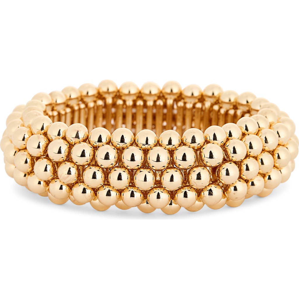 Nordstrom Rack Orb Stretch Bracelet In Gold