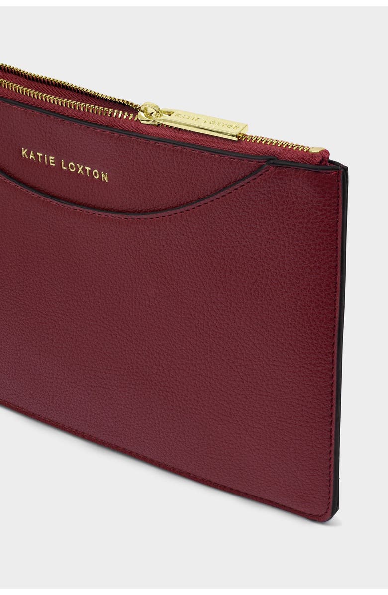 Katie Loxton Alba Wristlet Pouch in Cherry, Alternate, color, Cherry