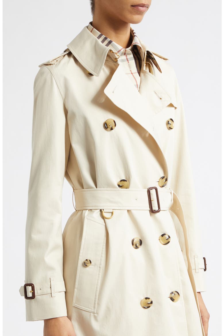 Kensington Double Breasted Trench Coat, Alternate, color, CLAM BEIGE