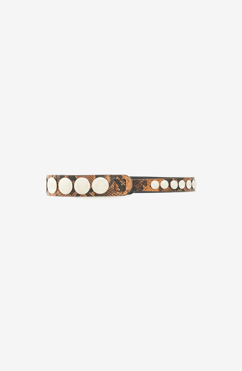 IRO Crescendo Belt, Main, color, Black / Cognac