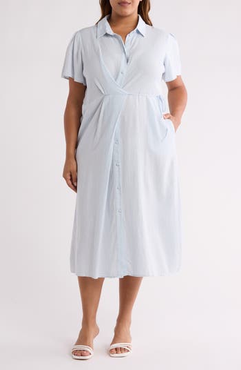 NORDSTROM RACK Wrap Style Shirtdress | Nordstromrack