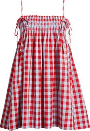 Damson Madder Lilo Plaid Minidress