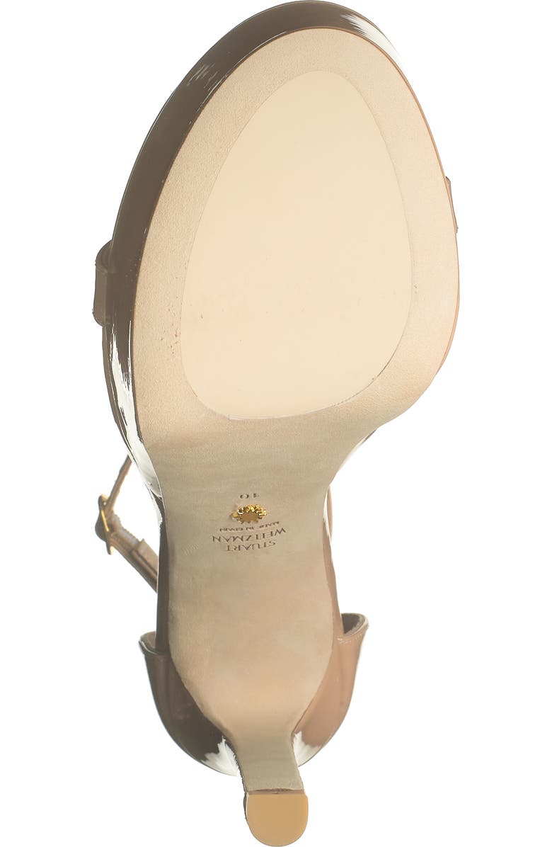 Stuart Weitzman Nudist Hollywood Platform Heeled Sandal, Alternate, color,