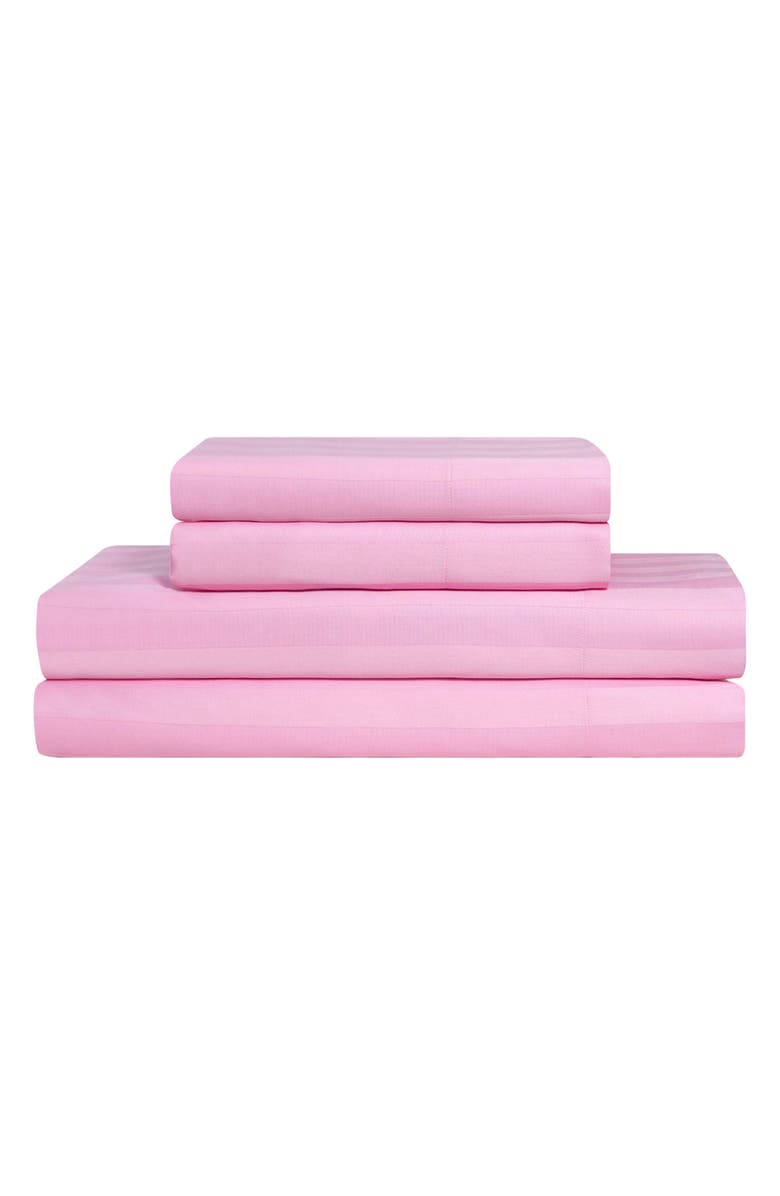 Juicy Couture Royal Dreams 300 Thread Count Sateen Sheet Set, Main, color, Pink