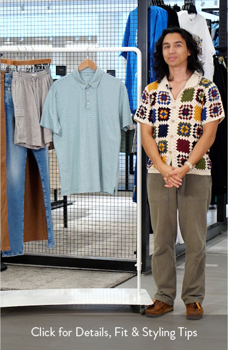 Bryce Stripe Jersey Polo, sales video thumbnail