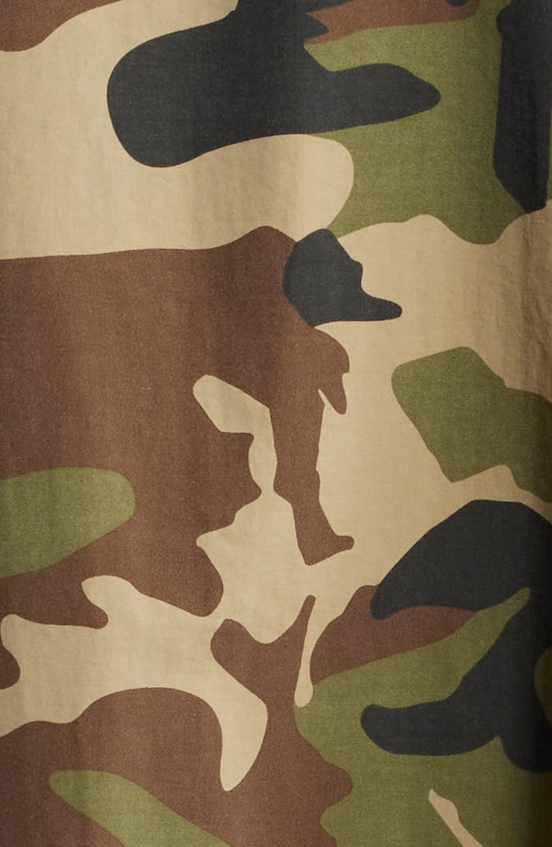 Fear of God Essentials Gender Inclusive Camo Car Coat, Alternate, color,