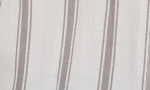 Blu Pepper Button Front Stripe Shirt In White
