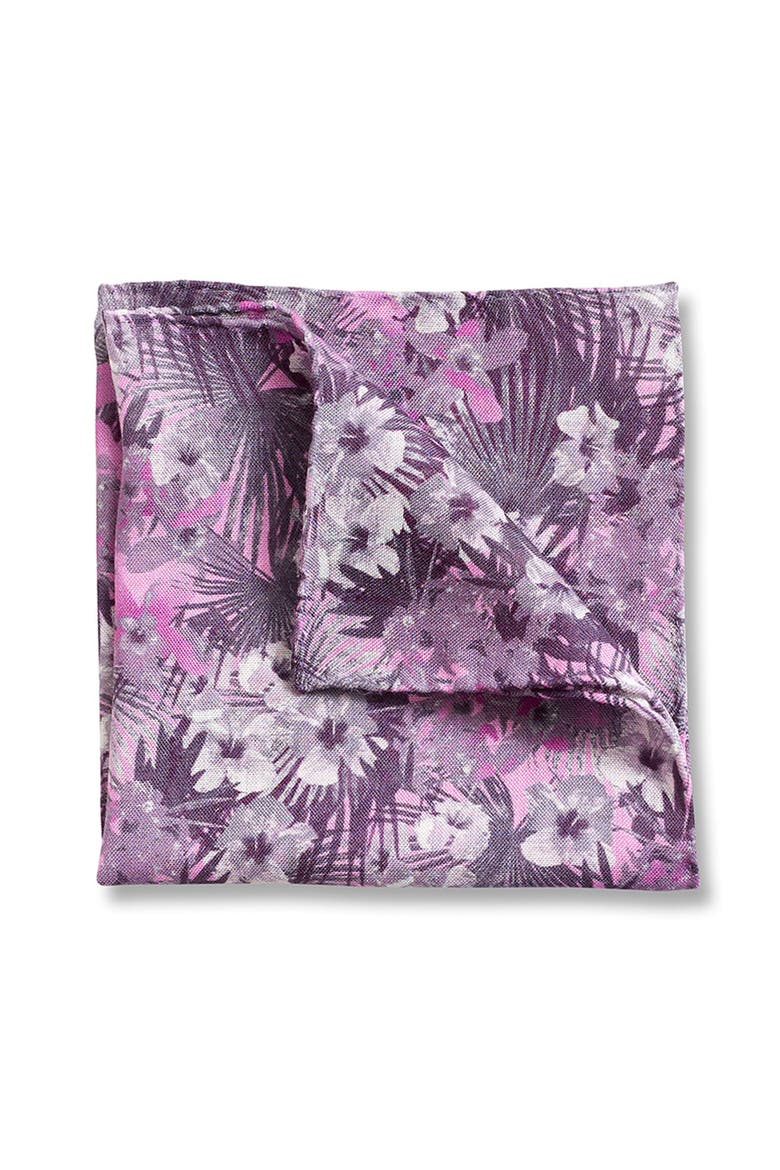 Lilyville Silk Pocket Square, Main, color, None