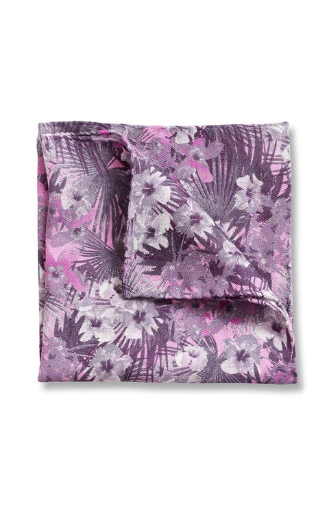 Lilyville Silk Pocket Square