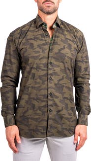 Maceoo Fibonacci Ascension Contemporary Fit Button-Up Shirt