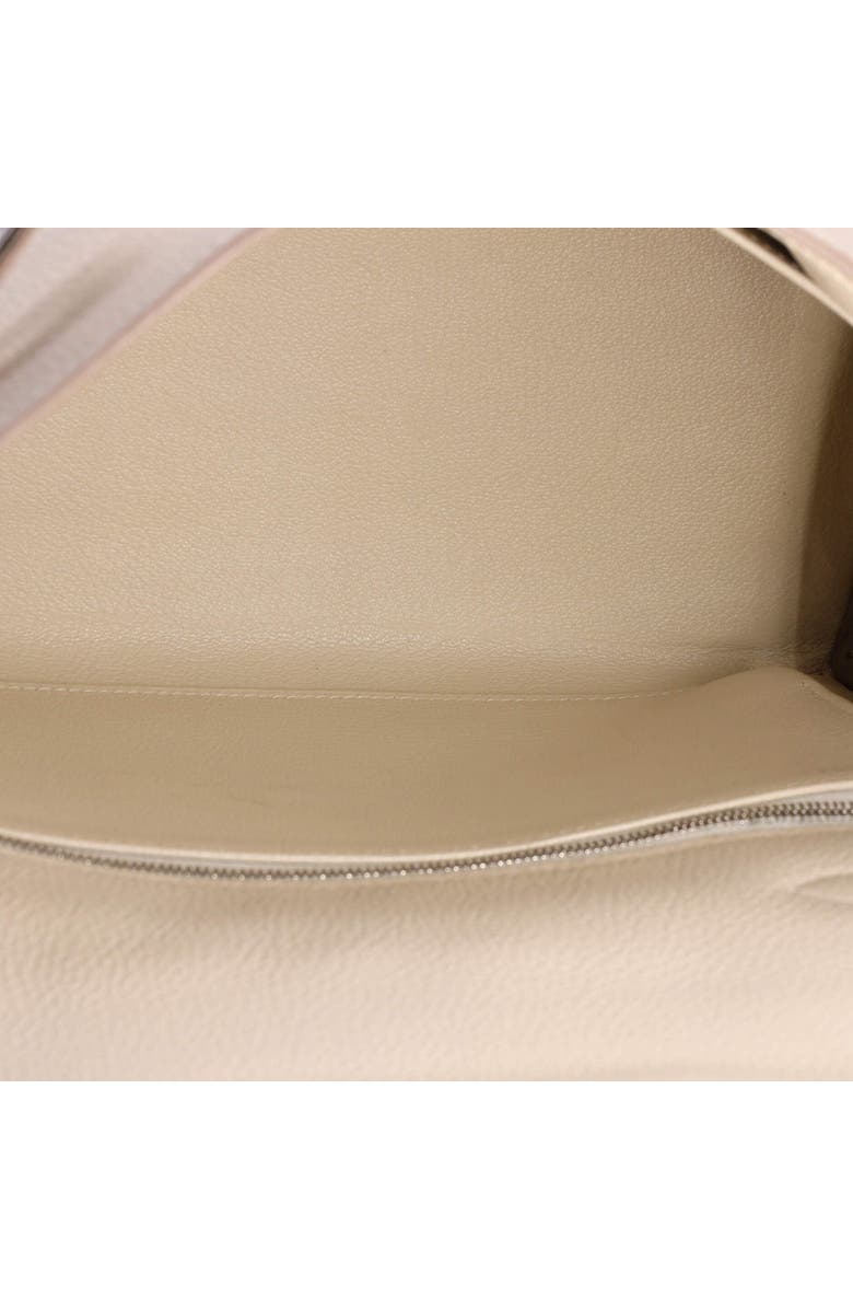 Pre-Owned Hermes Kelly Handbag Light Togo with Palladium Hardware 28, Alternate, color, Craie