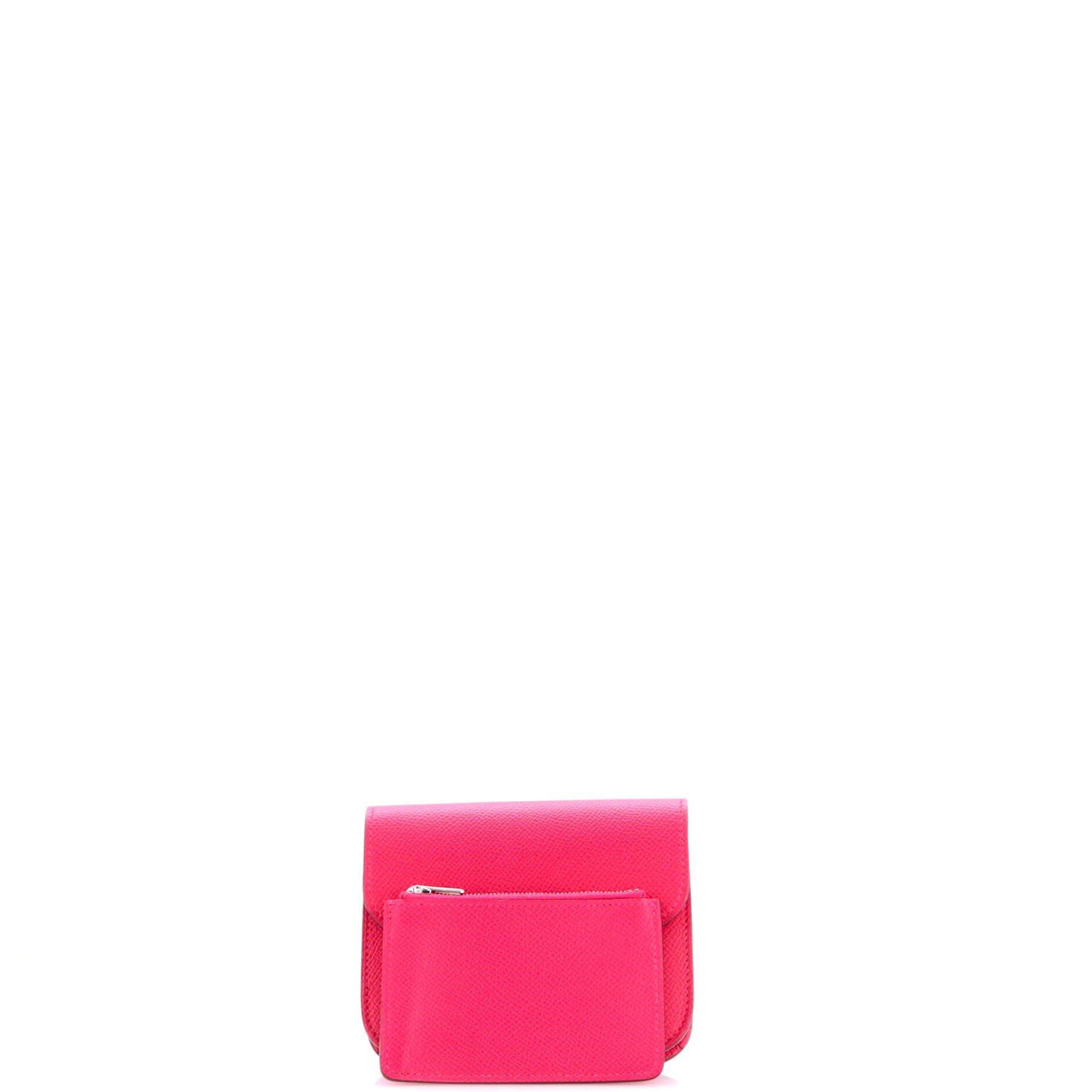 Constance Slim Wallet Epsom, Alternate, color, Pink