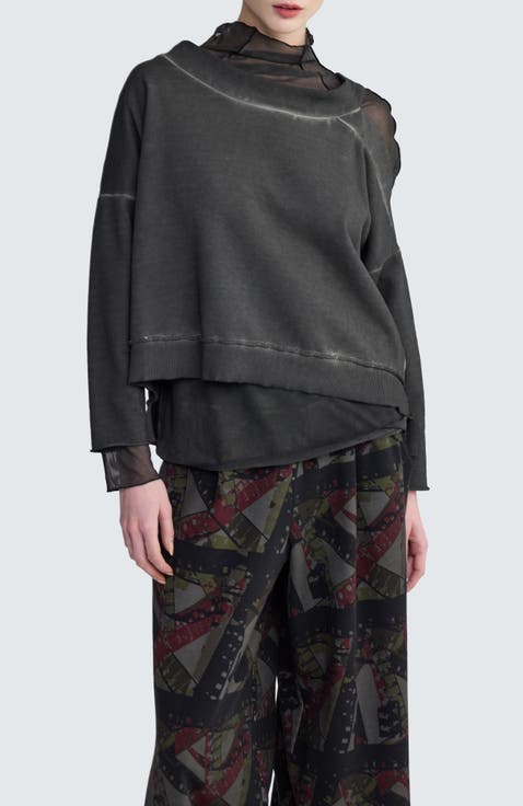 Yara One-Shoulder Pullover