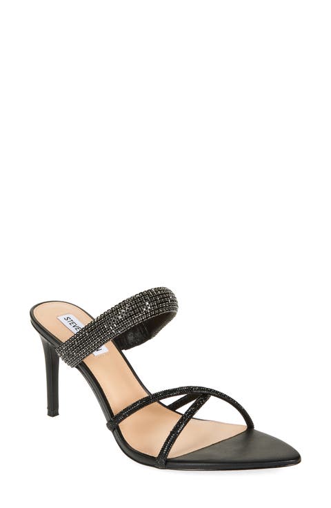 Camina Crystal Strap Slide Sandal (Women)