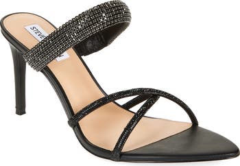 【Steve Madden】Camina クリスタル ストラップ サンダル Steve Madden Camina Crystal Strap Slide Sandal (Women
