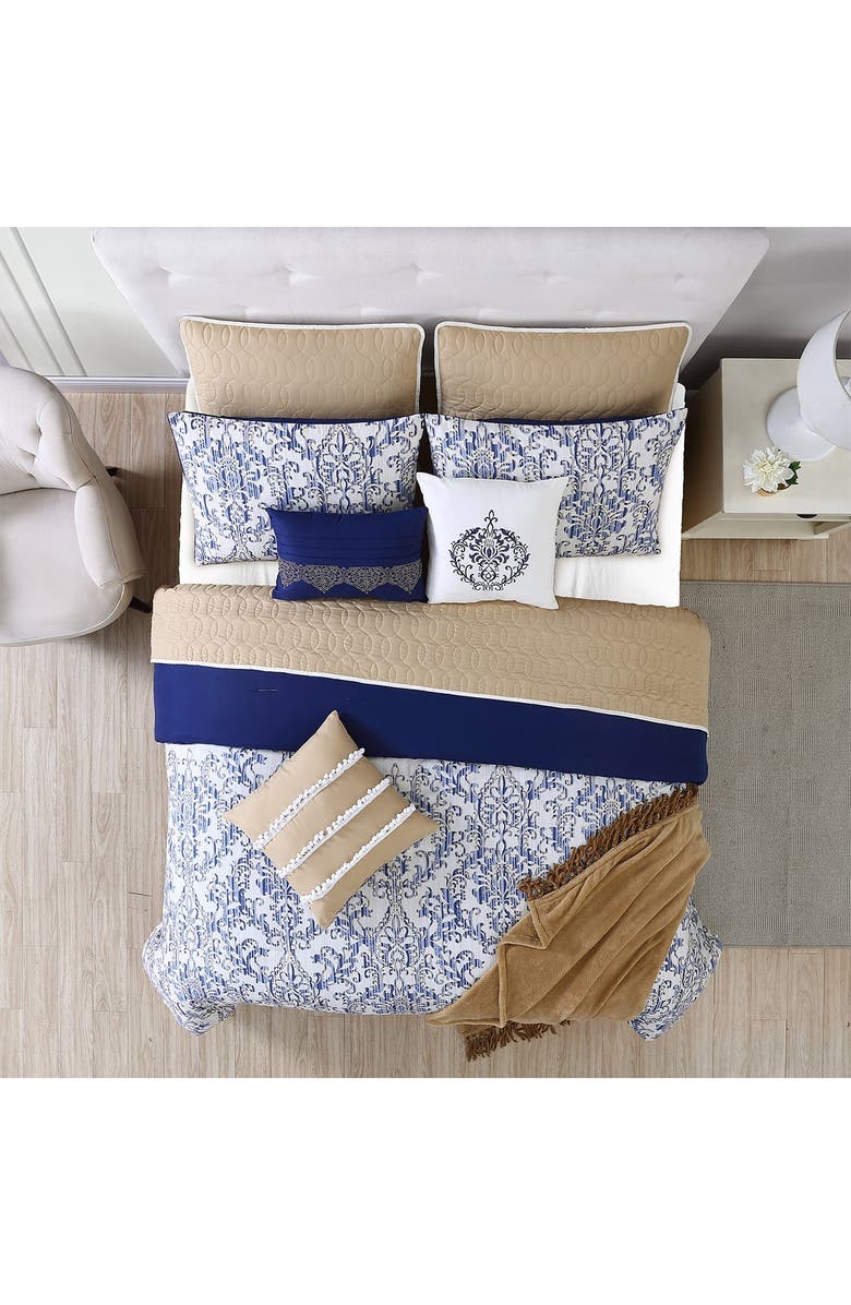 Modern Threads Queen Paragon Comforter/Coverlet Set - Multi, Alternate, color,