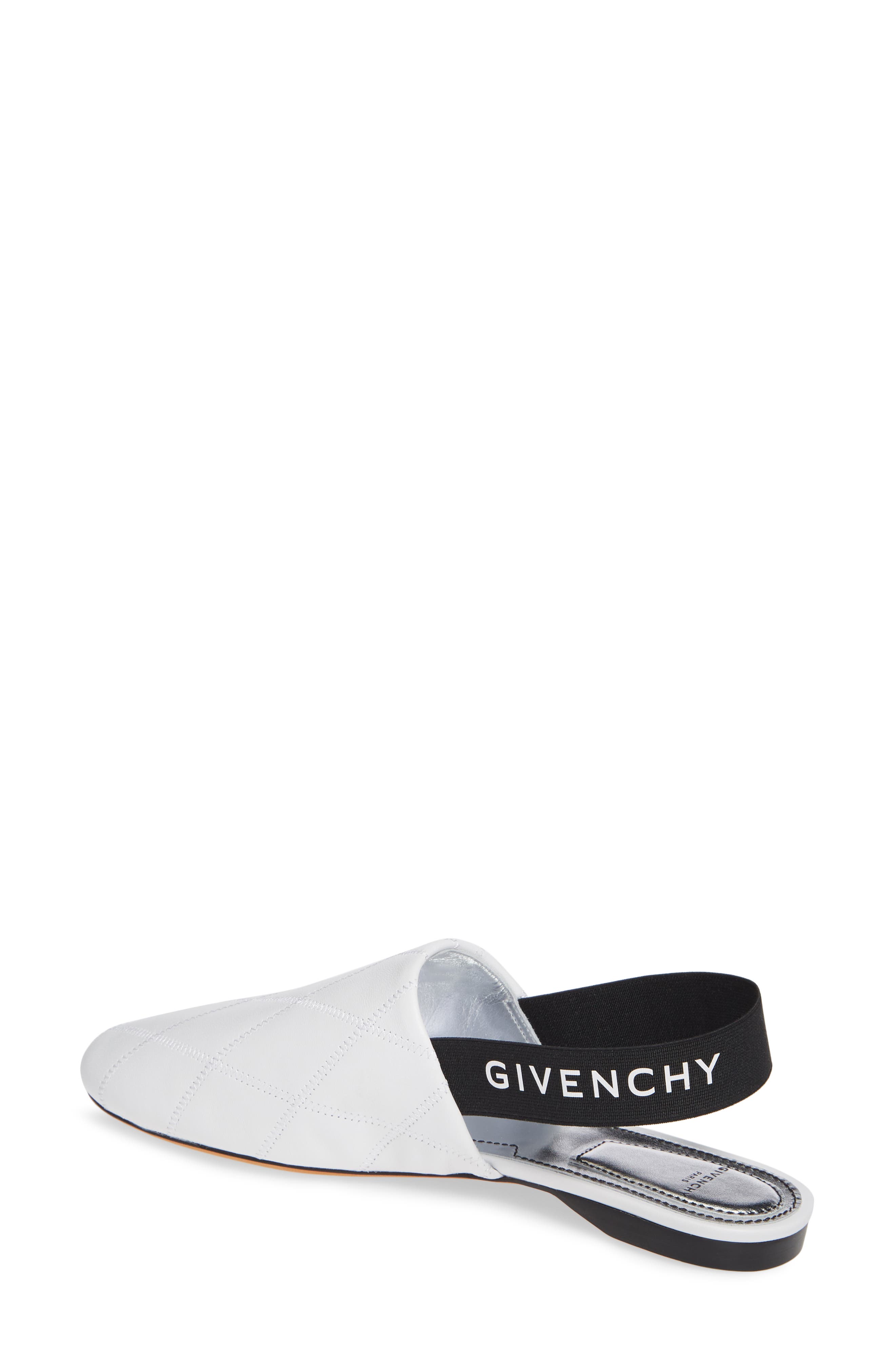 Givenchy Rivington Logo Slingback Flat, Alternate, color, 