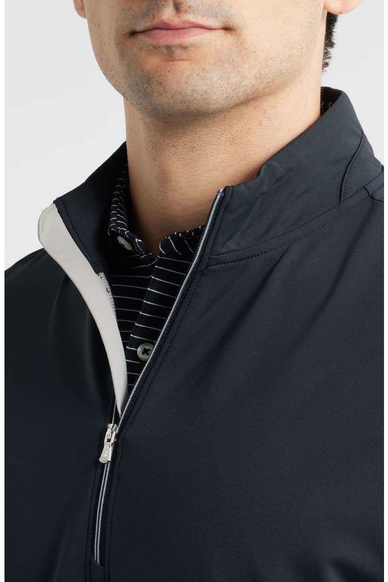 Torque Quarter-Zip Vest, Alternate, color, BLACK