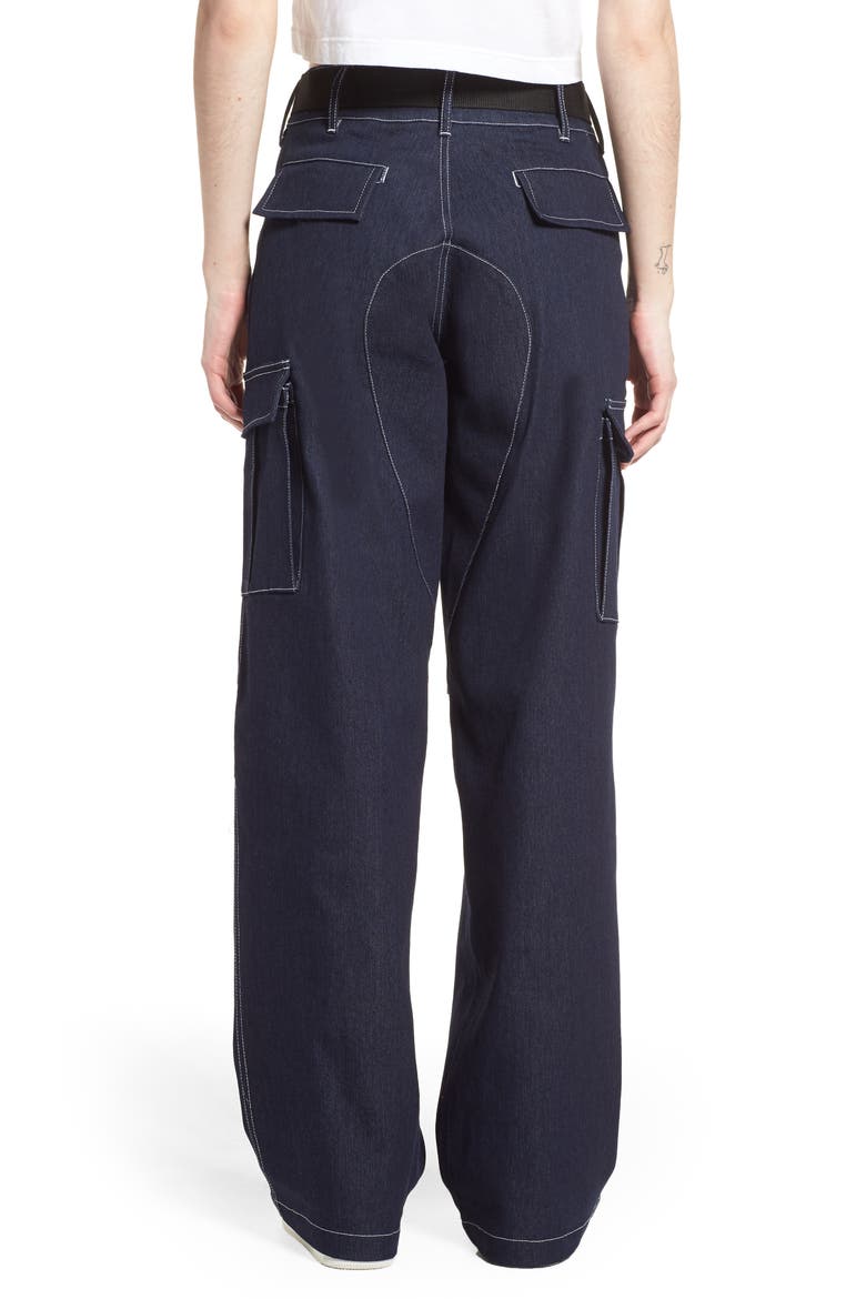 Ace Cargo Jeans, Alternate, color, DENIM