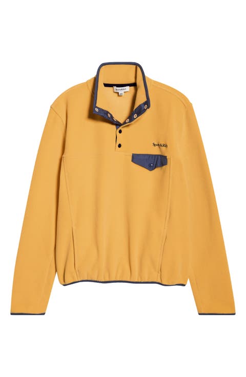 Snap Placket Fleece Pullover