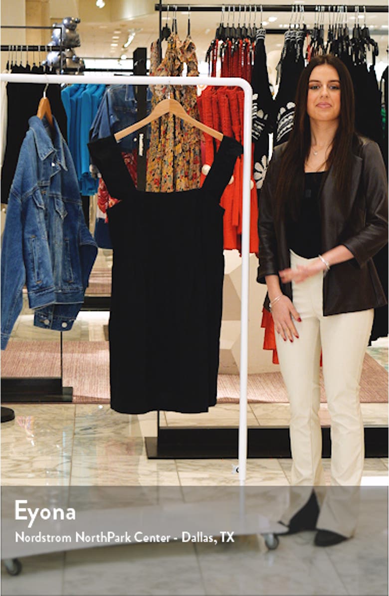 Flutter Sleeve Square Neck Cotton Dress, sales video thumbnail