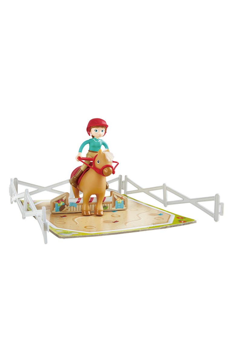 Hape Pony Club Ranch 25-Piece Playset, Alternate, color,
