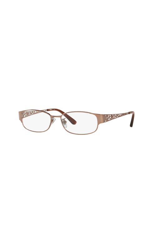 Sferoflex 54mm Rectangle Optical Glasses In Gold