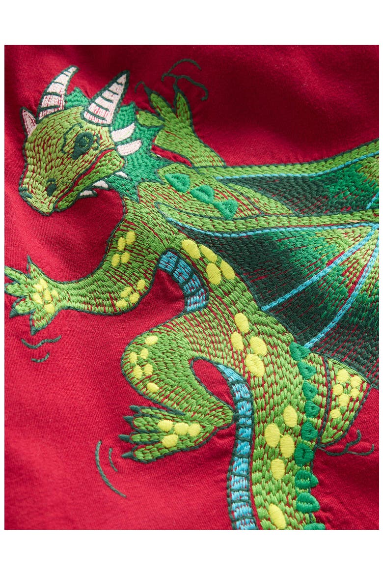 Kids' Dragon Long Sleeve T-Shirt, Alternate, color, RUBY RED DRAGON