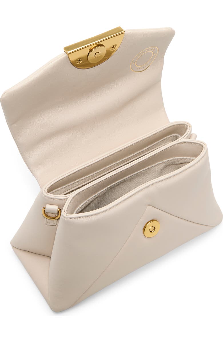 Ted Baker London Poppy Moon Leather Top Handle Bag, Alternate, color, Off White