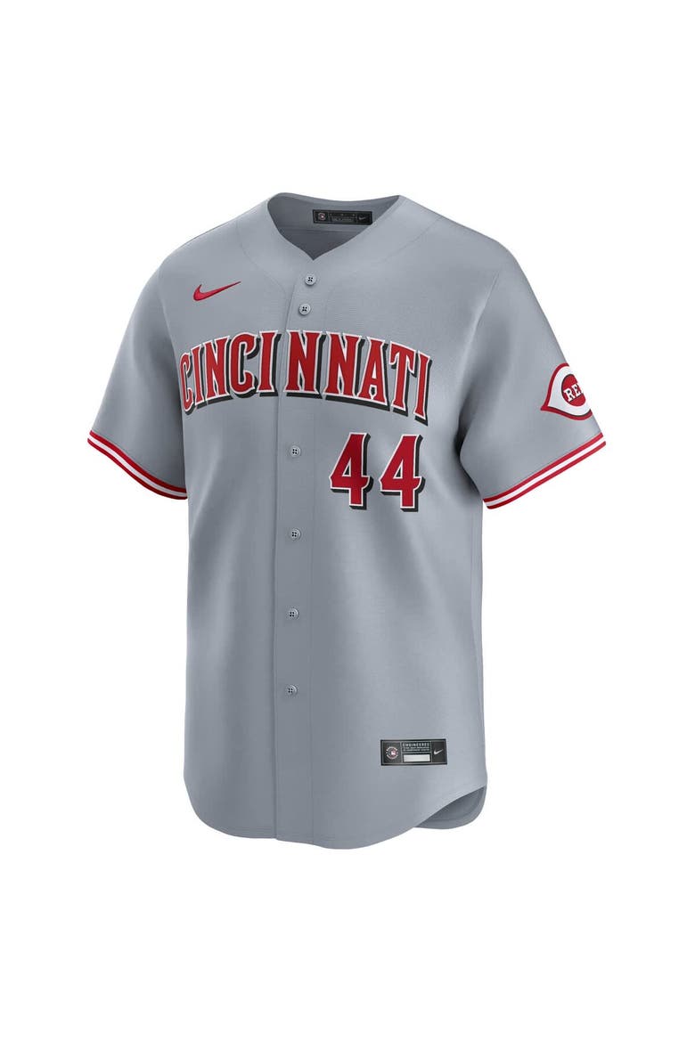 Men's Nike Elly De La Cruz Gray Cincinnati Reds Road Limited Player Jersey, Alternate, color, Gray