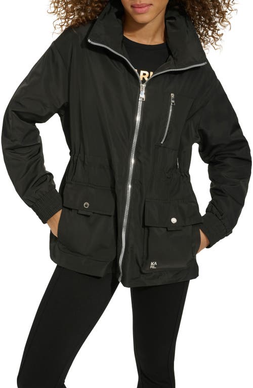 Shop Karl Lagerfeld Paris Field Jacket In Black