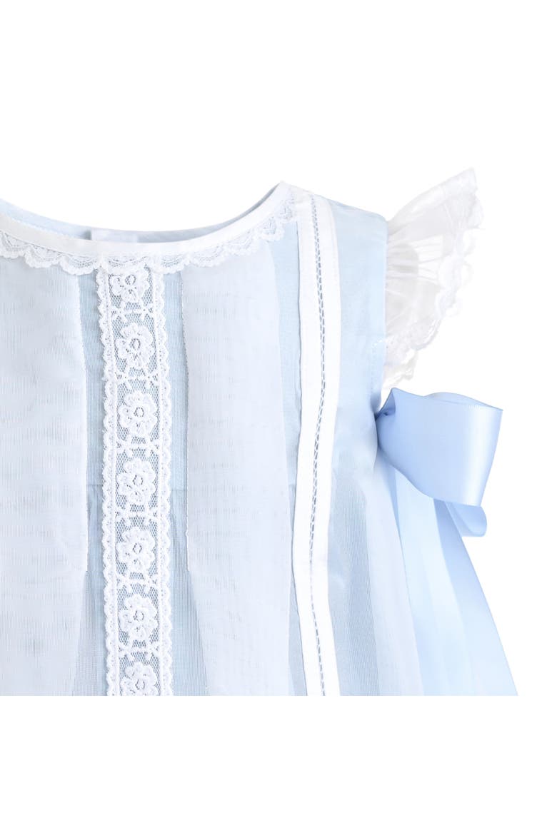 Romilly Satin Bow Dress, Alternate, color, Blue