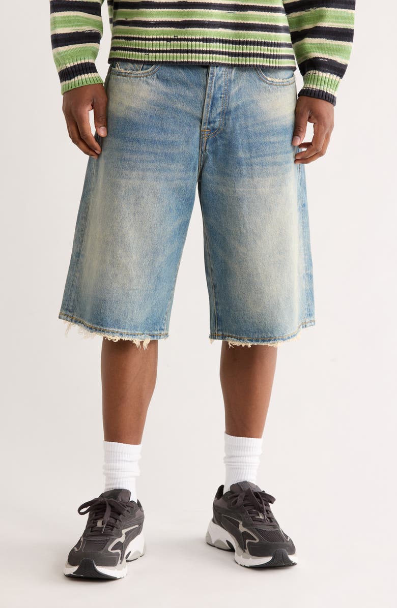 Billionaire Boys Club Quantum Denim Shorts, Main, color, Telescope