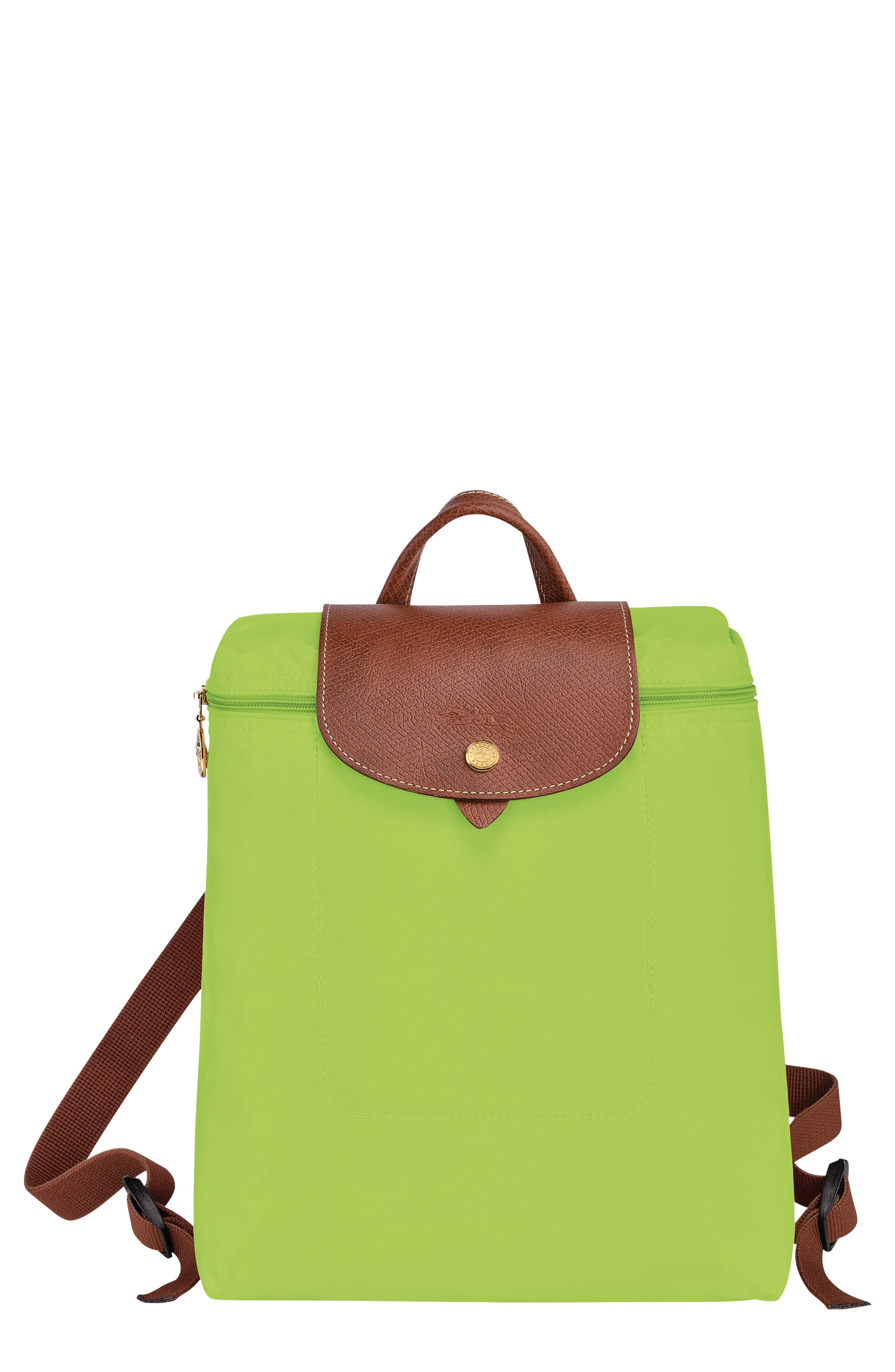 Longchamp Le Pliage Nylon Canvas Backpack, Main, color, Green