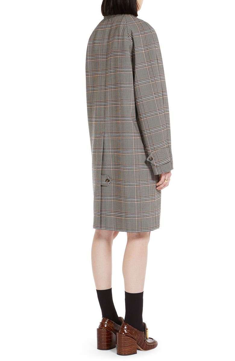 SPORTMAX Glen Plaid Duster Coat, Alternate, color, 