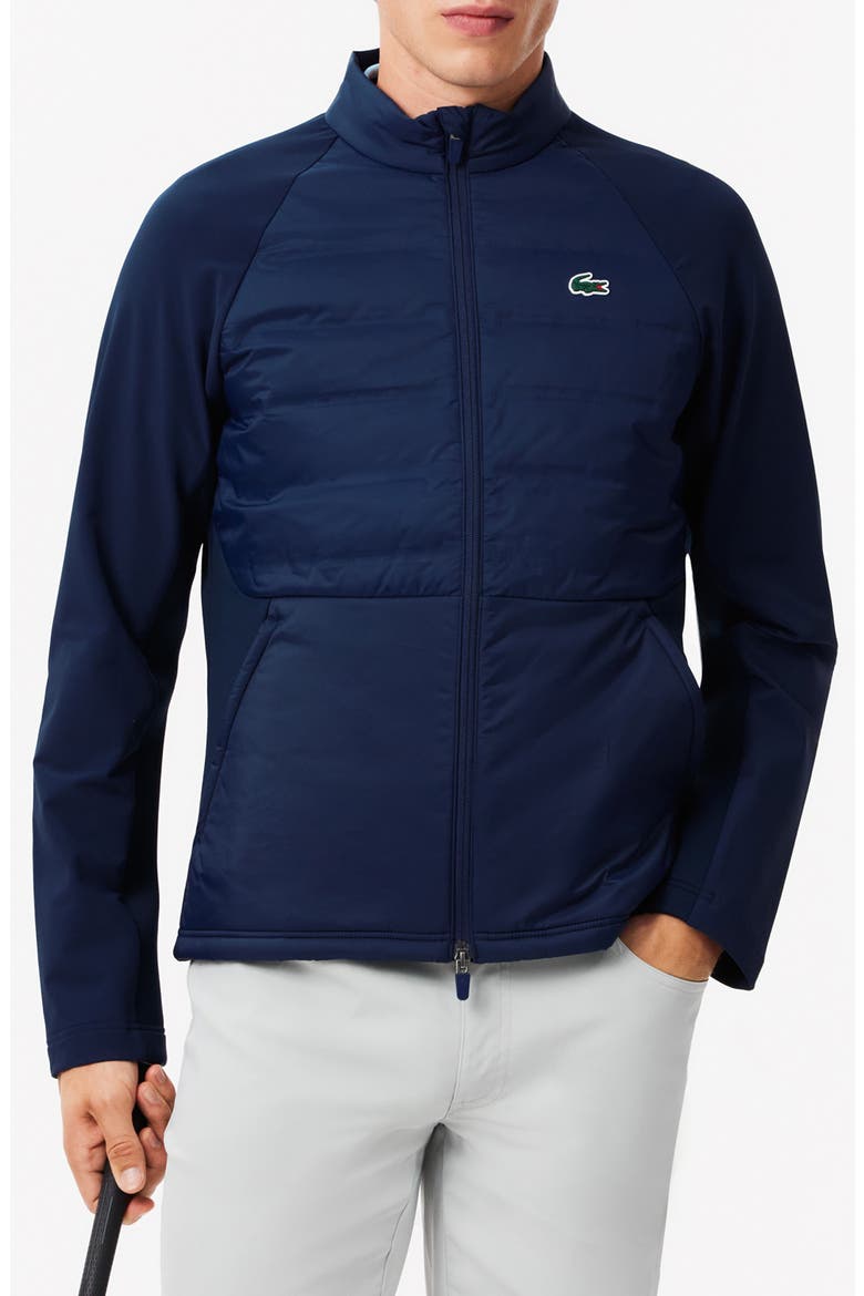 Quilted Golf Jacket, Main, color, NAVY BLUE/ NAVY BLUE