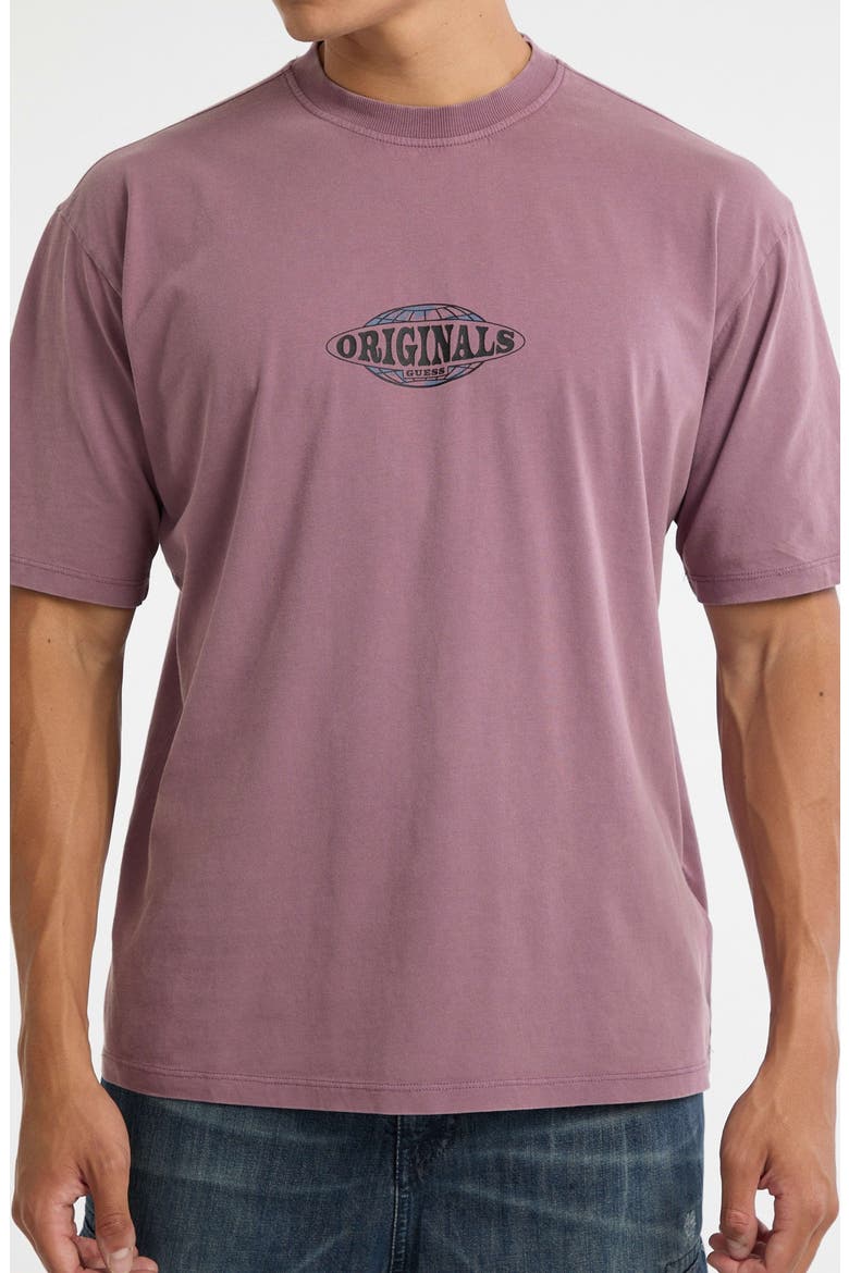 Globe Graphic T-Shirt, Alternate, color, PURPLE