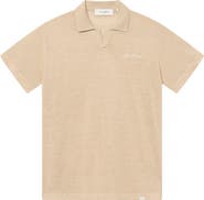 Les Deux Emmanuel Linen & Cotton Polo Sweater