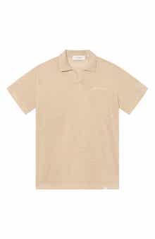 Les Deux Emmanuel Linen & Cotton Polo Sweater