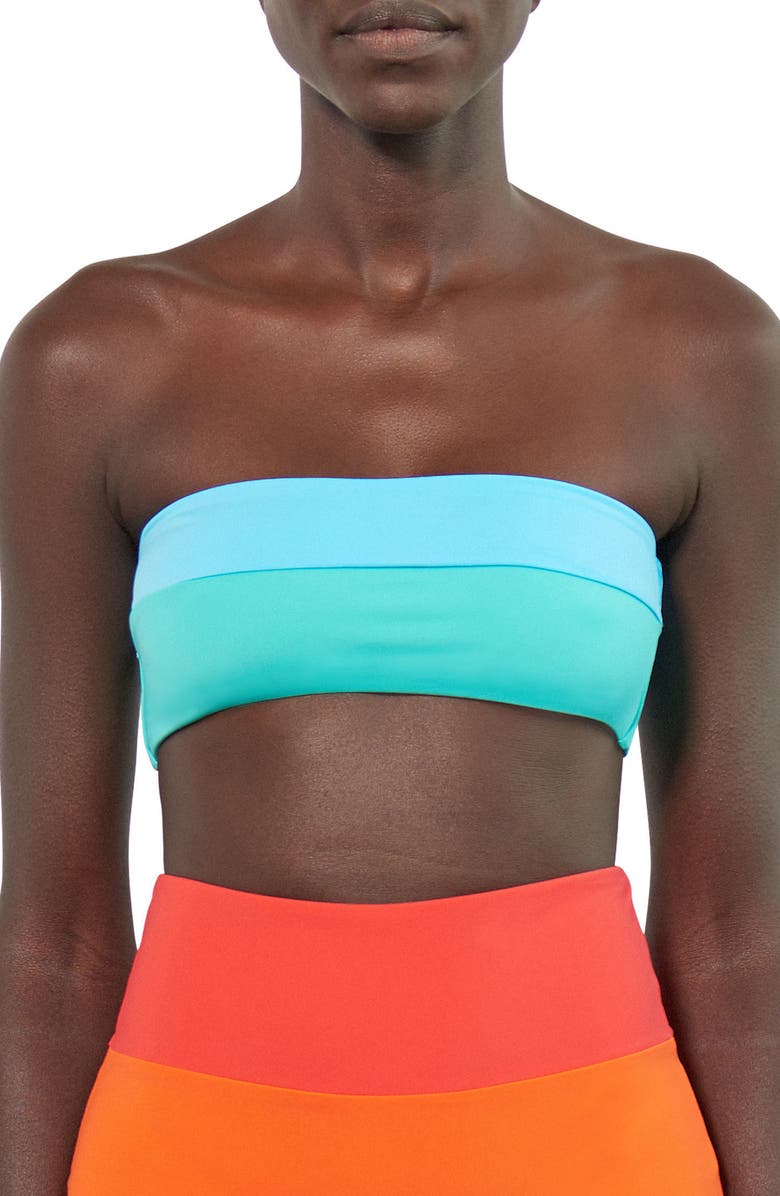 Mara Hoffman Abigail Bandeau Bikini Top, Main, color, 