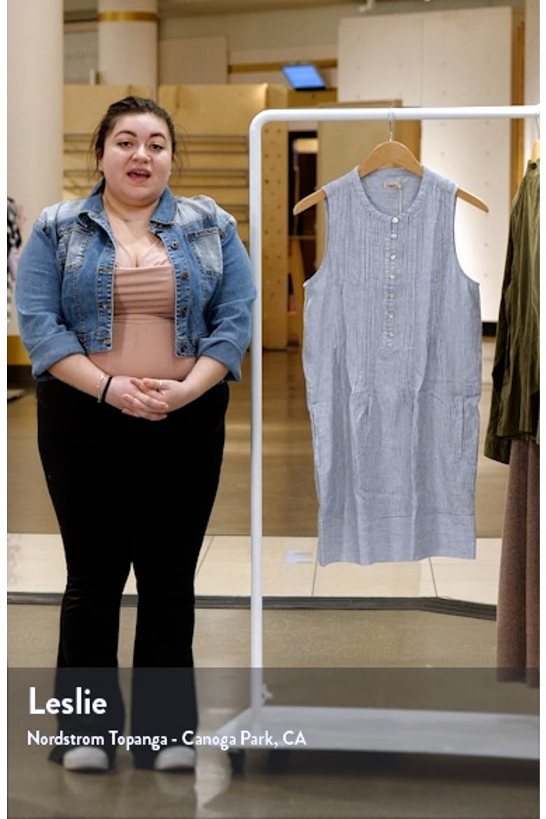 Isha Linen Swing Dress video