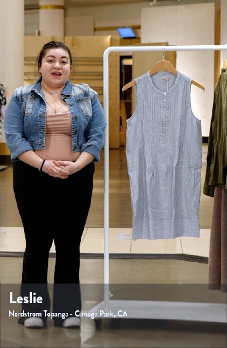 Isha Linen Swing Dress, sales video thumbnail