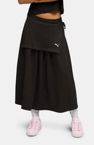 PUMA T7 Pleated Midi Skirt