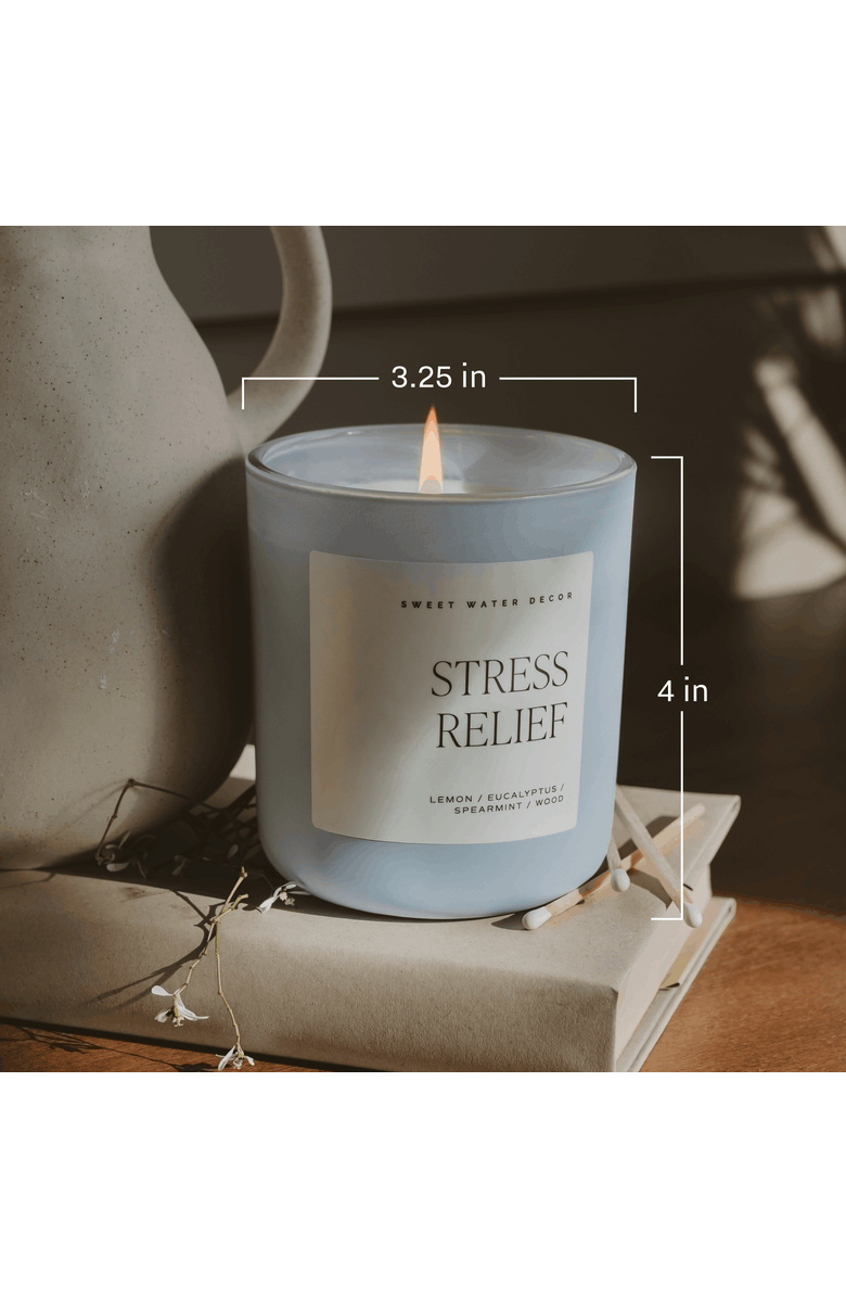 SWEET WATER DECOR Spring and Summer 15 oz Candles, Alternate, color, Stress Relief