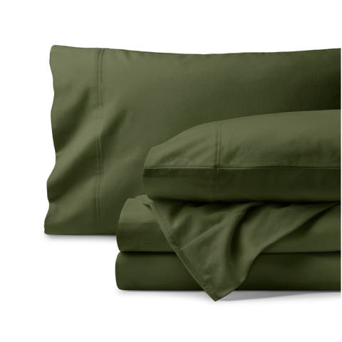100% Organic Cotton Flannel Sheet Set