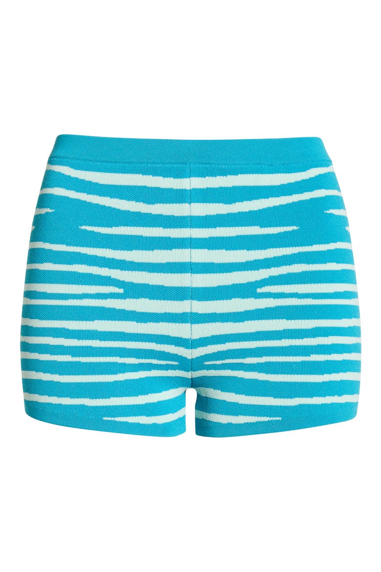 Essential Knit Cover-Up Micro Shorts, Alternate, color, STRIPE HYPE