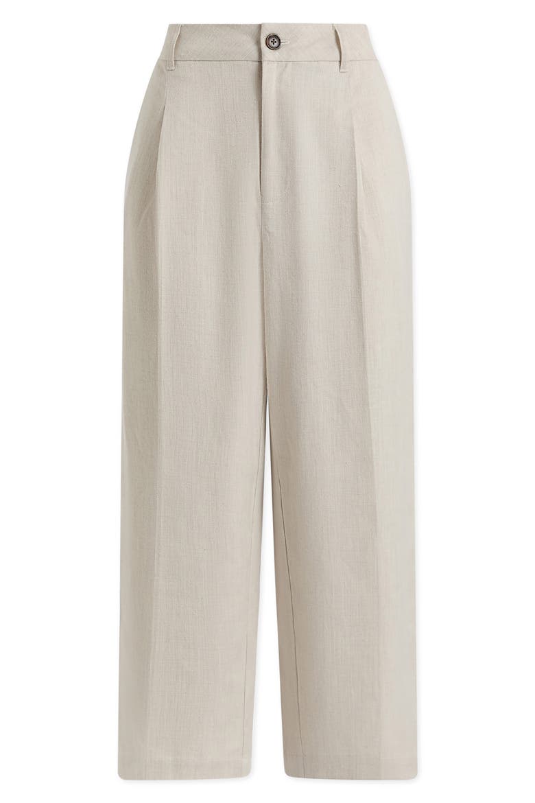 Ellison Crop Wide Leg Pants, Alternate, color, BIRCH MARL