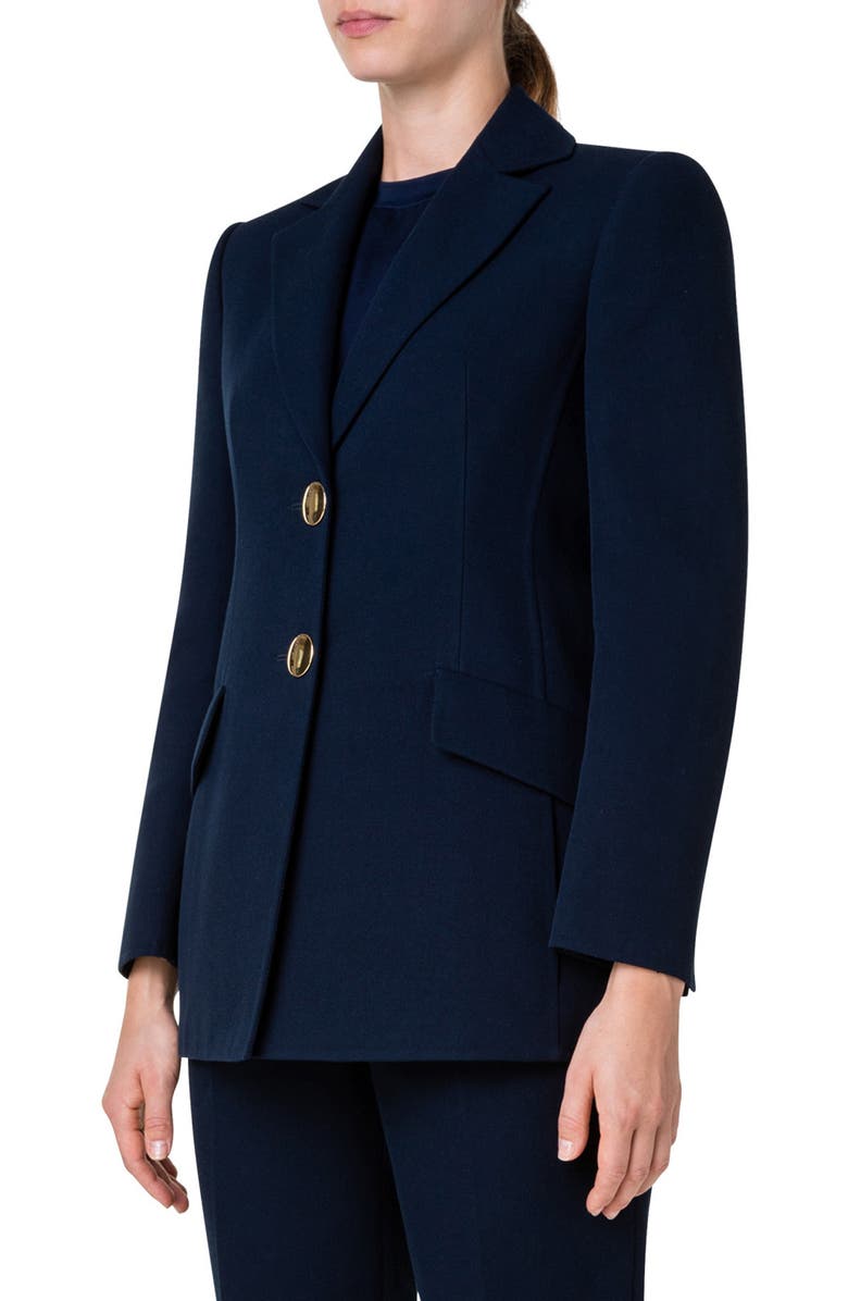Akris Matthieu Cotton Twill Blazer, Alternate, color, 